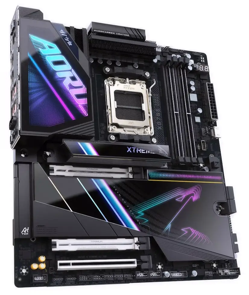 Montaje Placa Base GIGABYTE X870E AORUS XTREME X3D AI TOP Gaming PC Puentes Viejas Montaje Placa Base GIGABYTE X870E AORUS XTREME X3D AI TOP Gaming PC Puentes Viejas