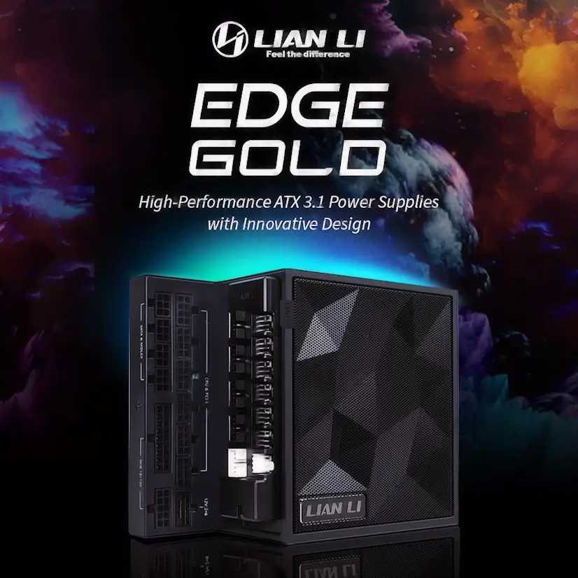 Montaje Fuente Alimentación LIAN LI EDGE GOLD 1200W ATX 3.1 Gaming PC Puentes Viejas Montaje Fuente Alimentación LIAN LI EDGE GOLD 1200W ATX 3.1 Gaming PC Puentes Viejas